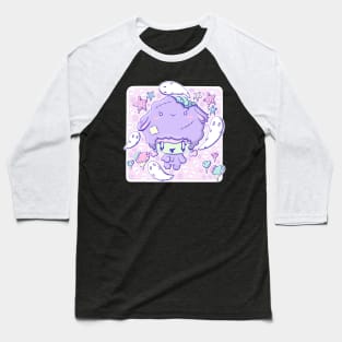 Cute zombie lamb bubble head cutie Baseball T-Shirt